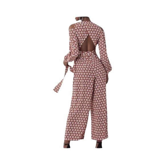 DIANE VON FURSTENBERG Ashlyn Silk Wrap Jumpsuit - Picture 2 of 8